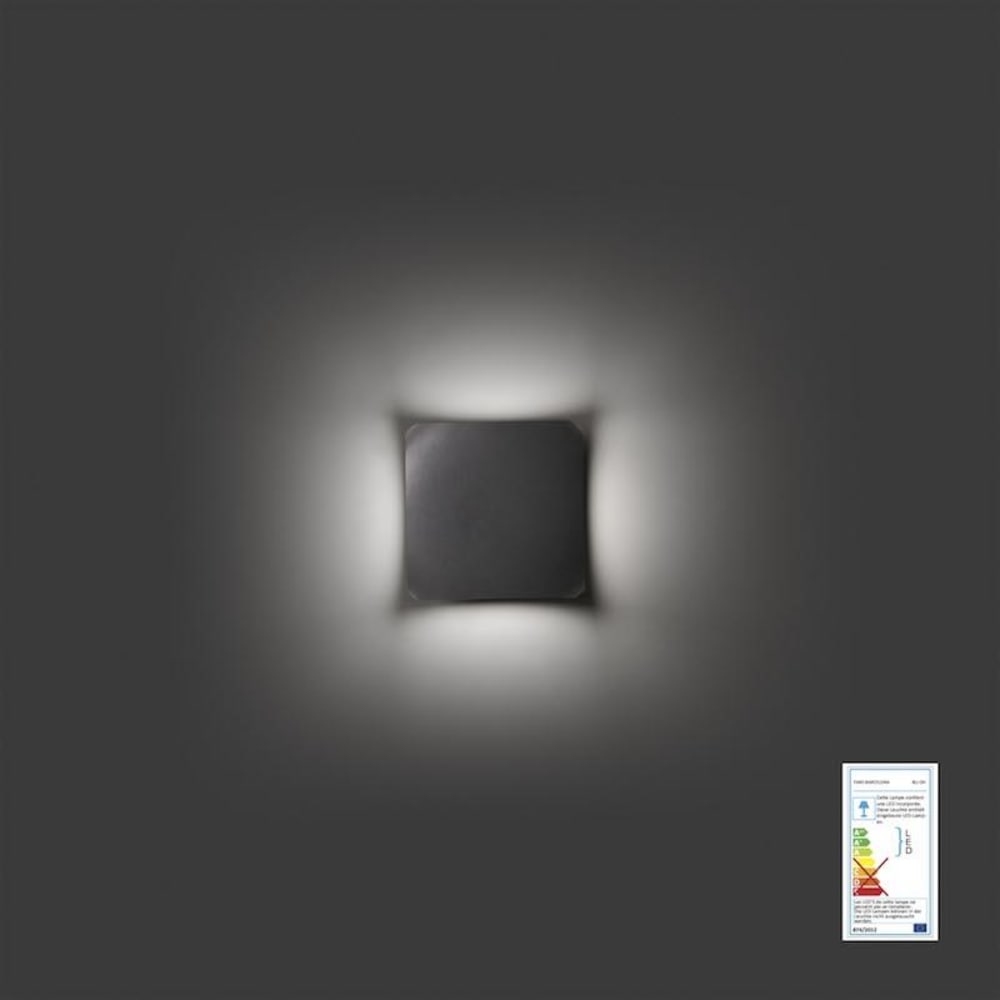 Lampada da parete grigio scuro - FARO BARCELONA