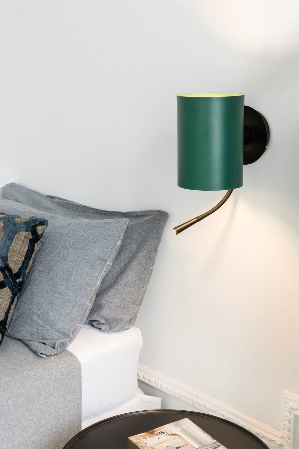 Aplique acero verde 17x23.5x42 cm - Maisons du Monde