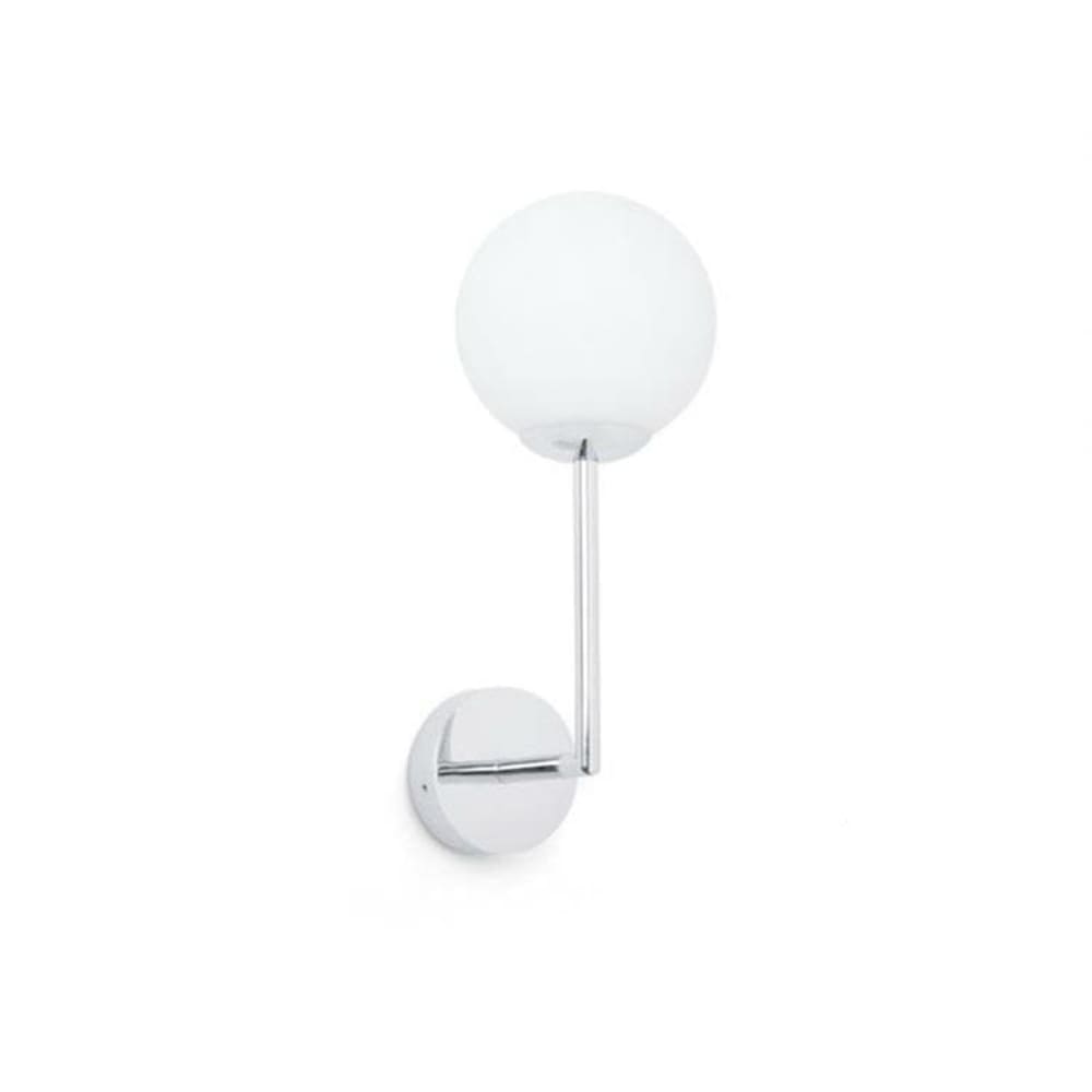 Aplique de baño metal cristal 32cm