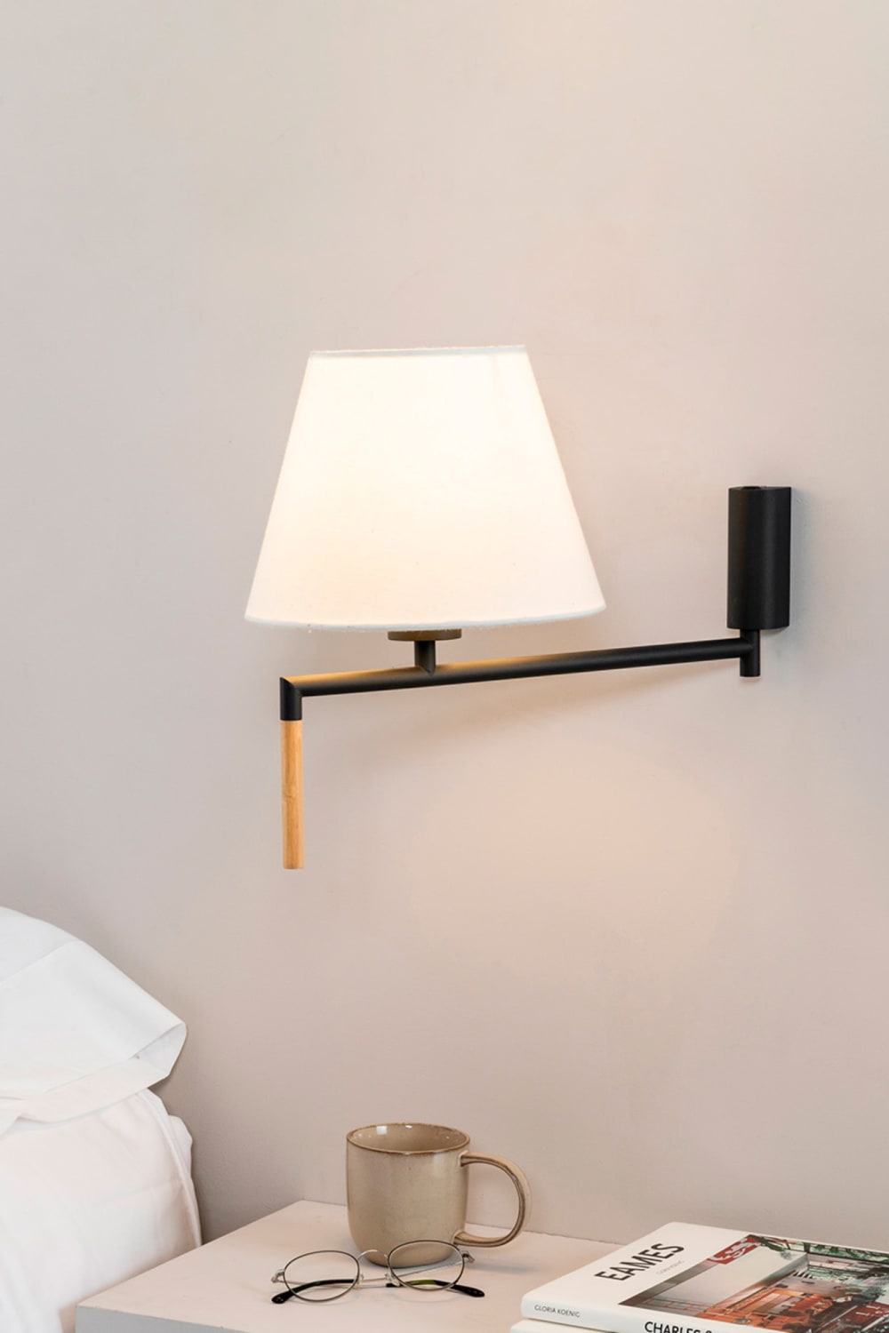 Aplique acero beige 22x37.5x27.7 cm - Maisons du Monde