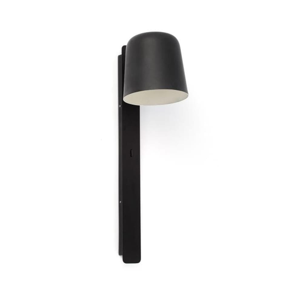 Aplique acero negro 14.5x18x46 cm