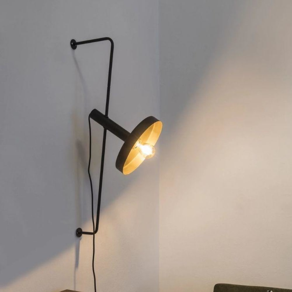 Aplique acero negro 25x43x84 cm - Maisons du Monde