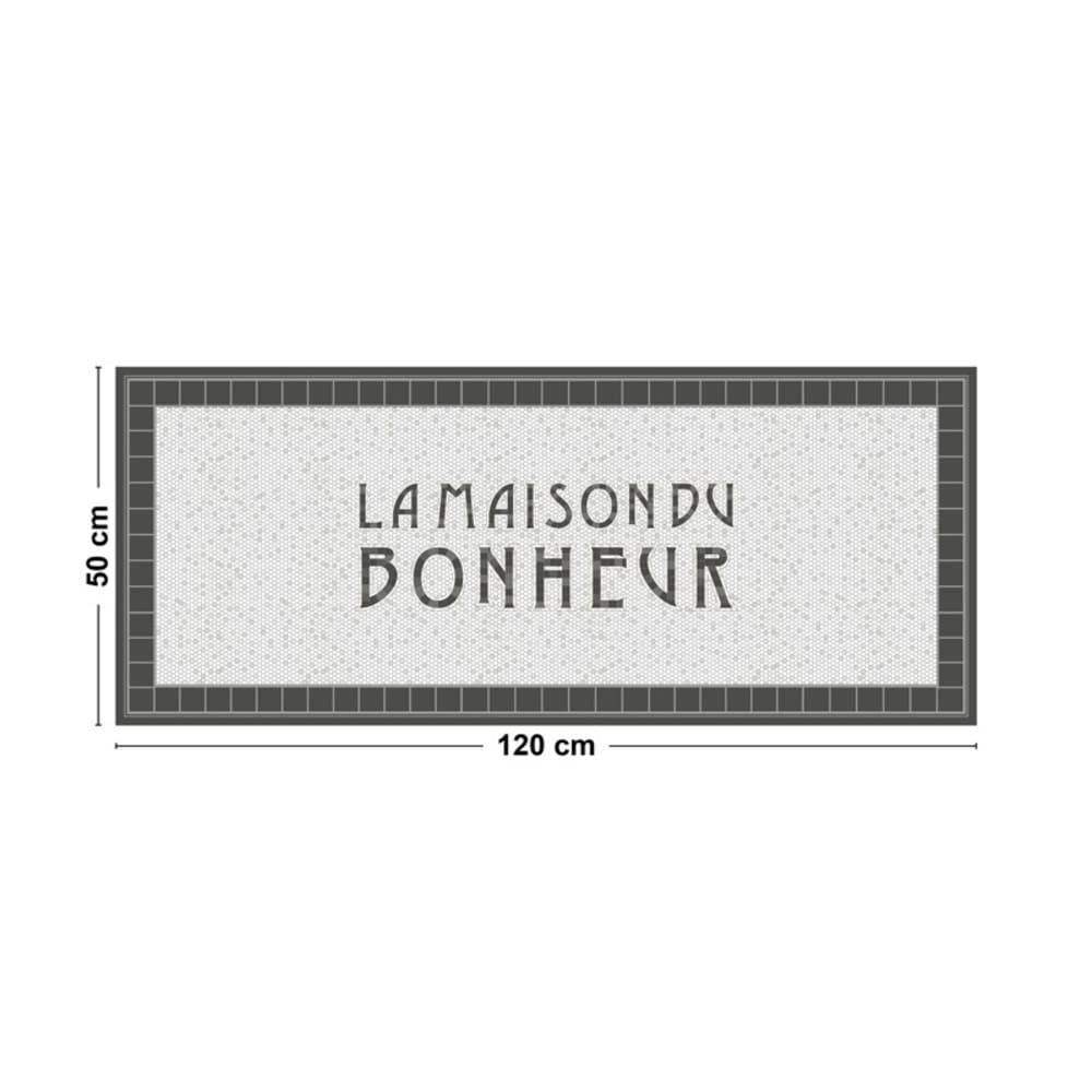 Tapis antidérapant - vinyle - int./ext. - gris - 50x120cm — vue 3