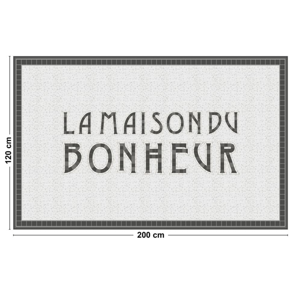 Tapis antidérapant - vinyle - int./ext. - gris - 120x200cm — vue 3