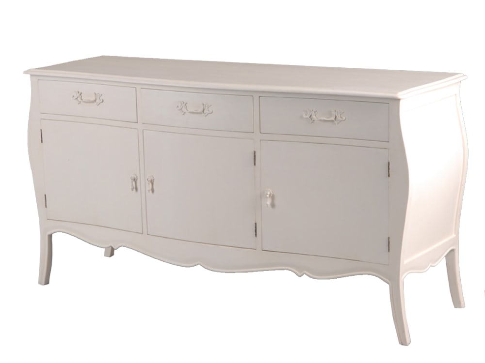 buffet en bois blanc