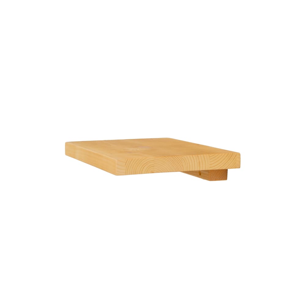 Hannun Schwebender Nachttisch Tannenholz Hellbraun mit Ablage style modern - -