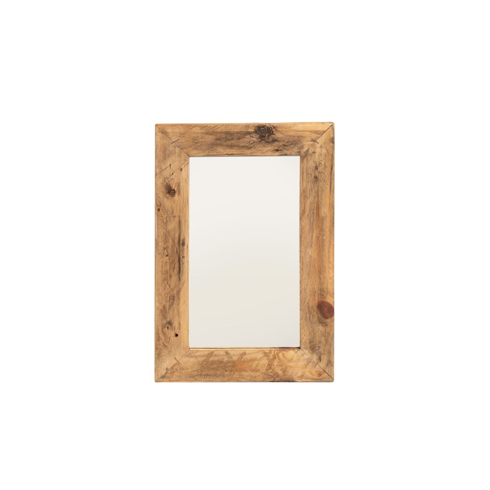 Miroir suspendu en bois