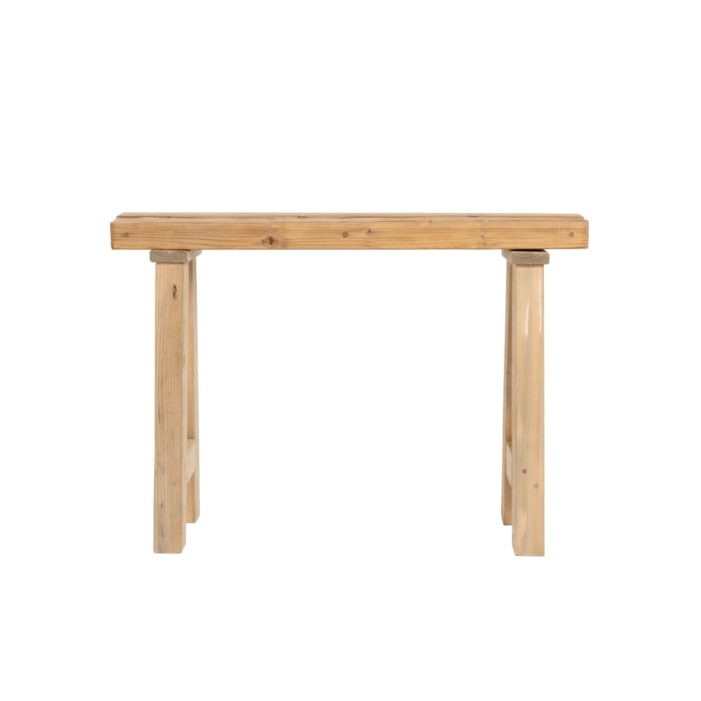 Console d’entrée sapin massif recyclé