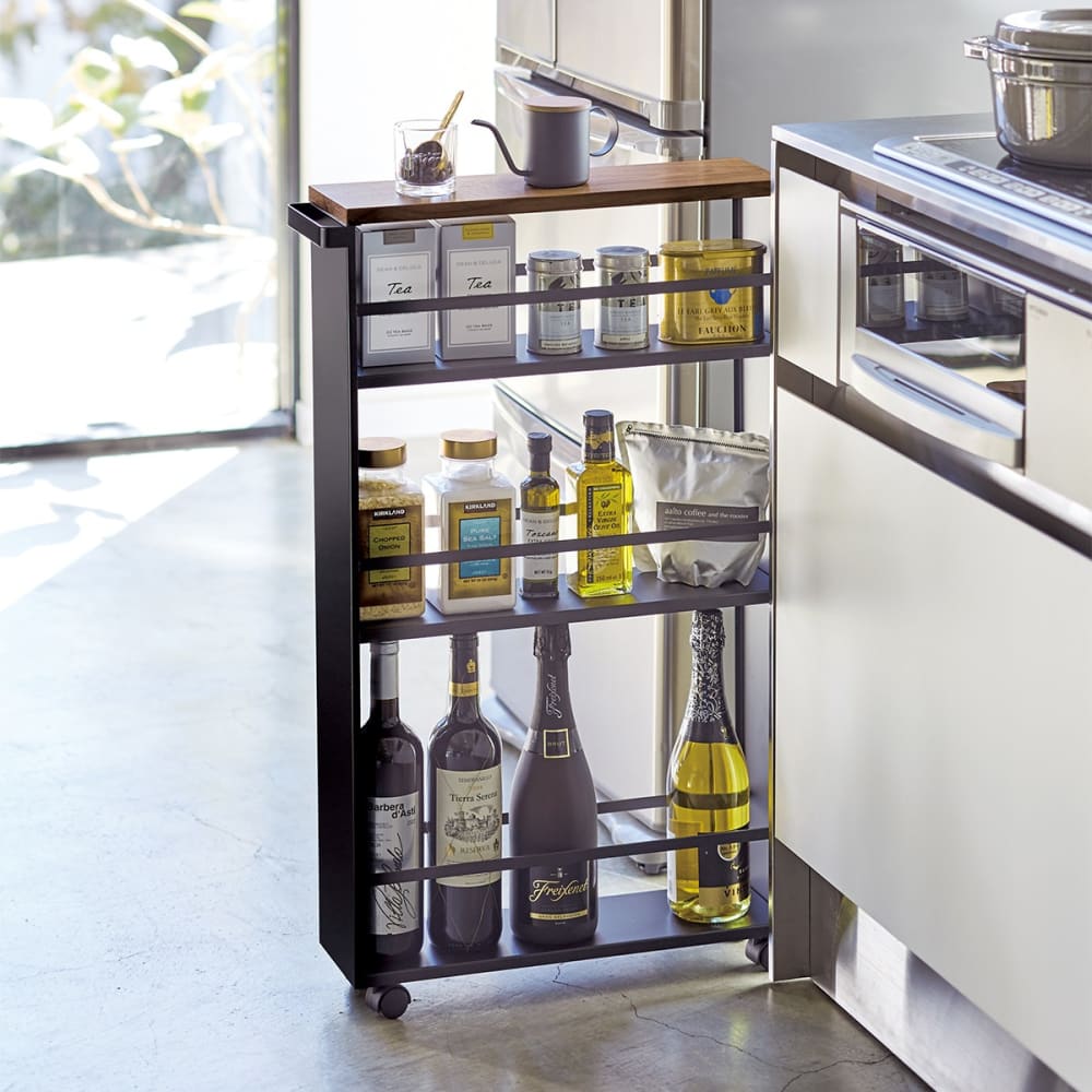 Desserte de rangement en acier - l47,5 cm - noir - Maisons du Monde