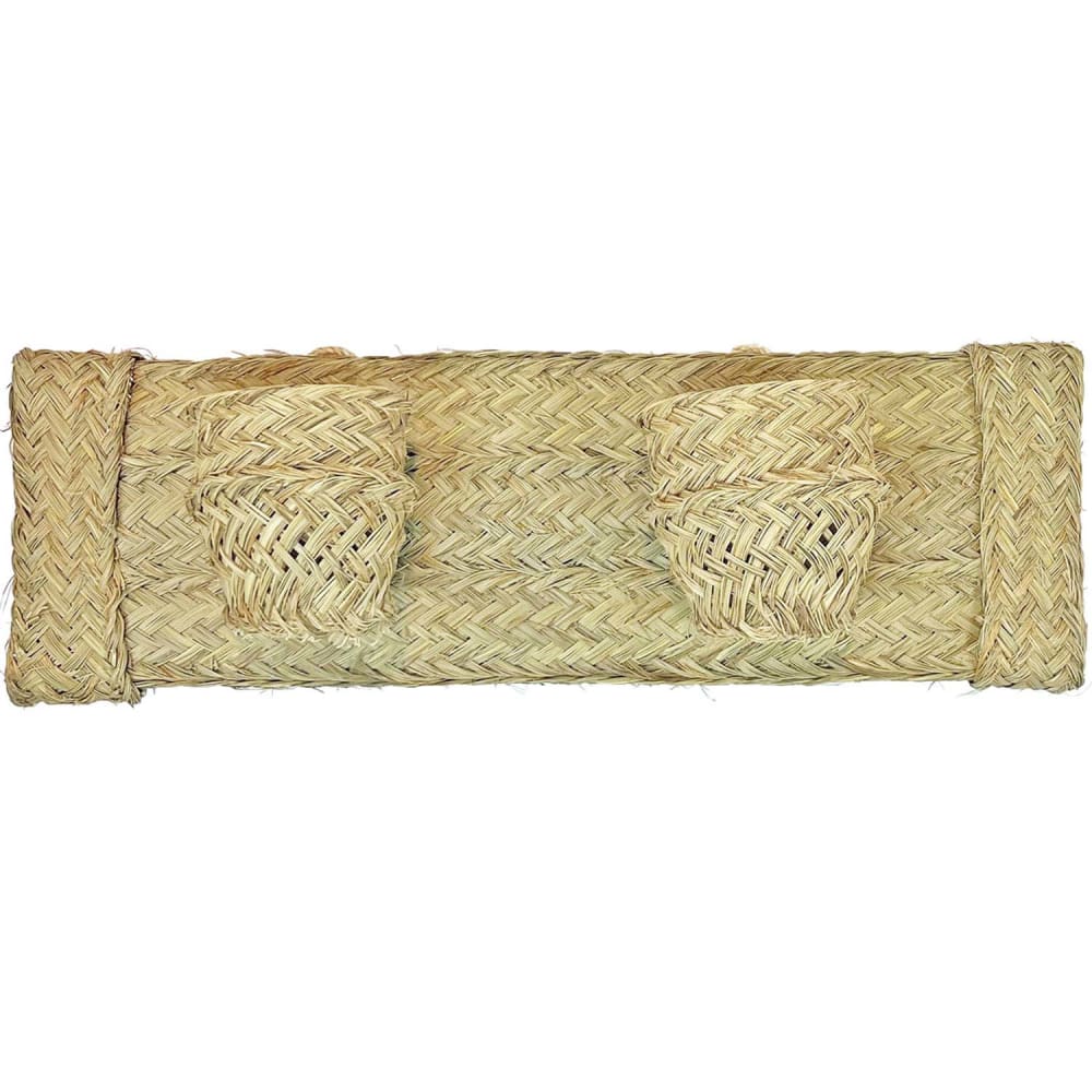 Jardinière murale décorative en fibres naturelles 75 x 22 cm