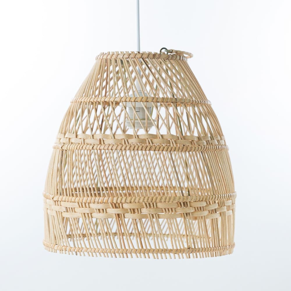 Lámpara de techo de ratán d.30 cm
