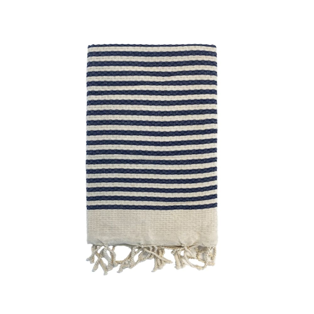Fouta traditionnelle ''Yadara'' Navy 100x200cm