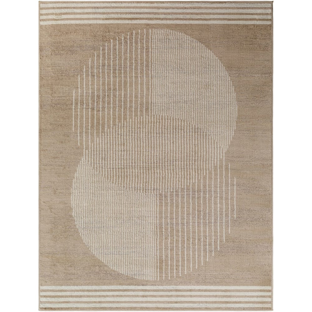 Moderner Skandinavischer Teppich Braun/Beige 160x215 - Maisons Du
