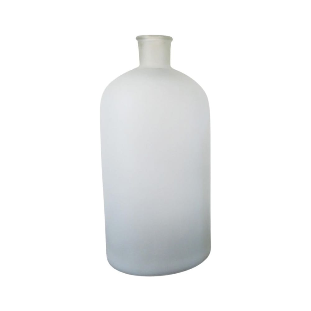 Bonbonne en verre dépoli forme bouteille h46 cm Bonbonne en verre dépoli forme bouteille h46 cm