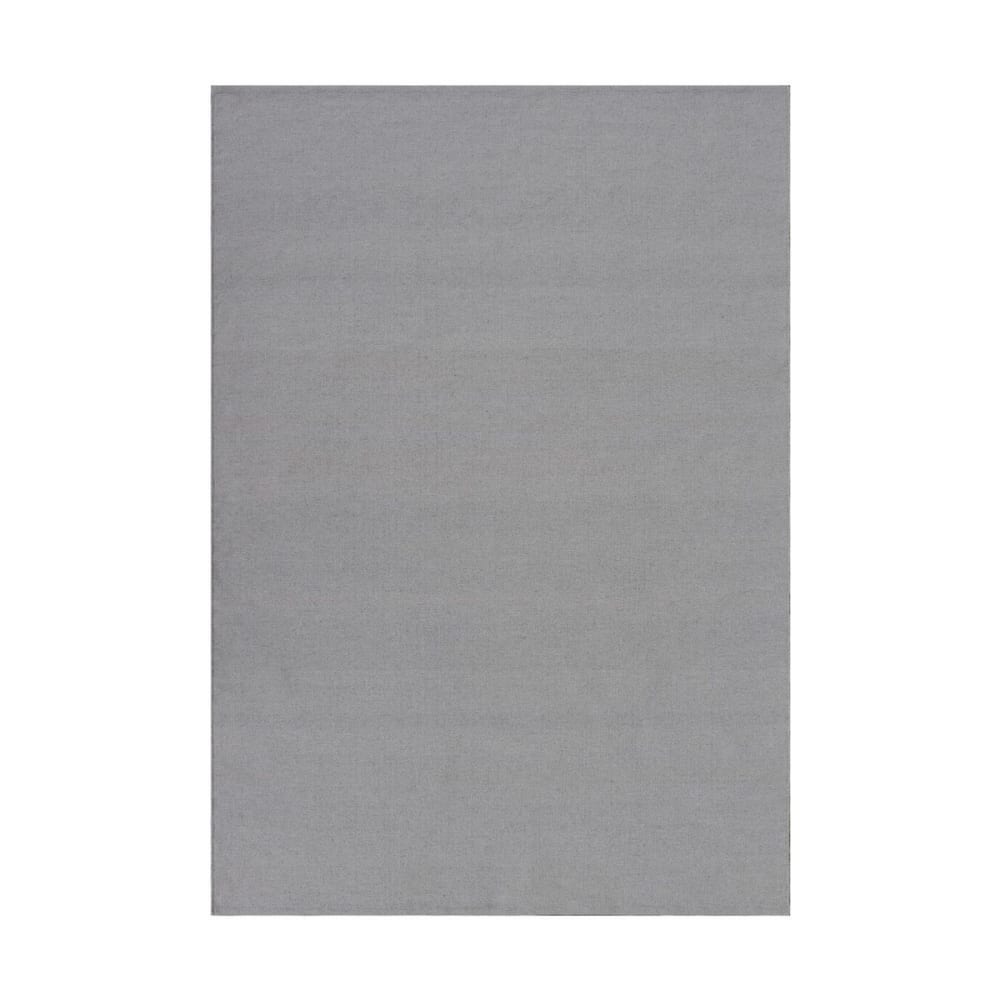 Alfombra de fibres recicladas gris perla indoor outdoor 140 x 200 cm