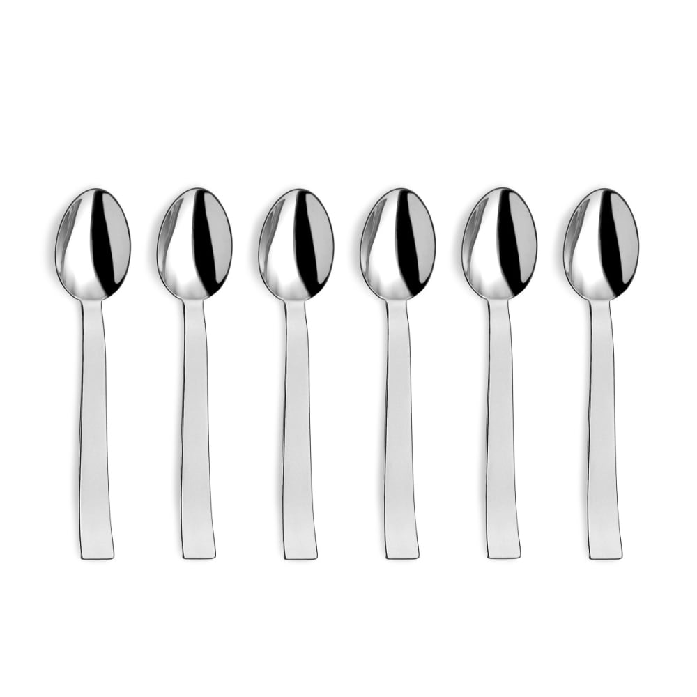 Cuillère expresso en acier inox - lot de 6