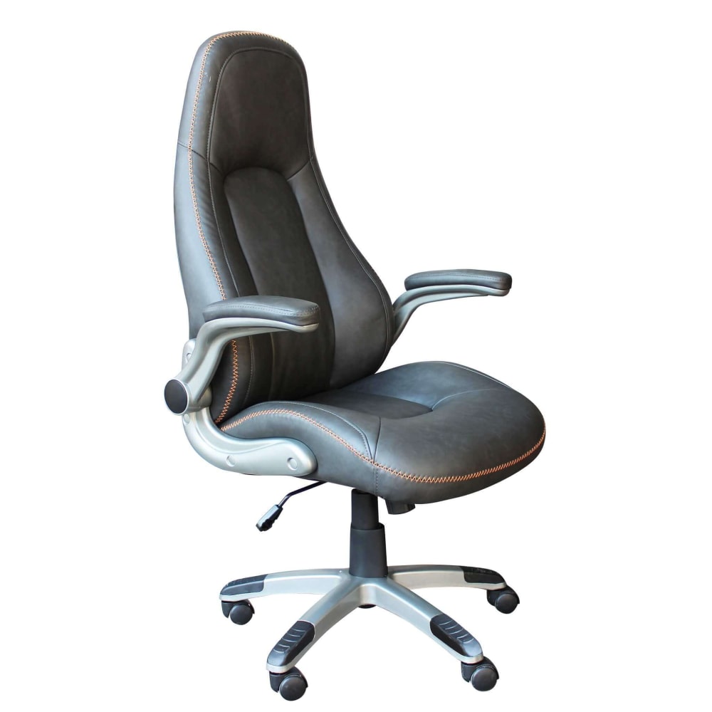 Poltrona in poliuretano grigio 68x67x123 - Grigio - PC - Policarbonato