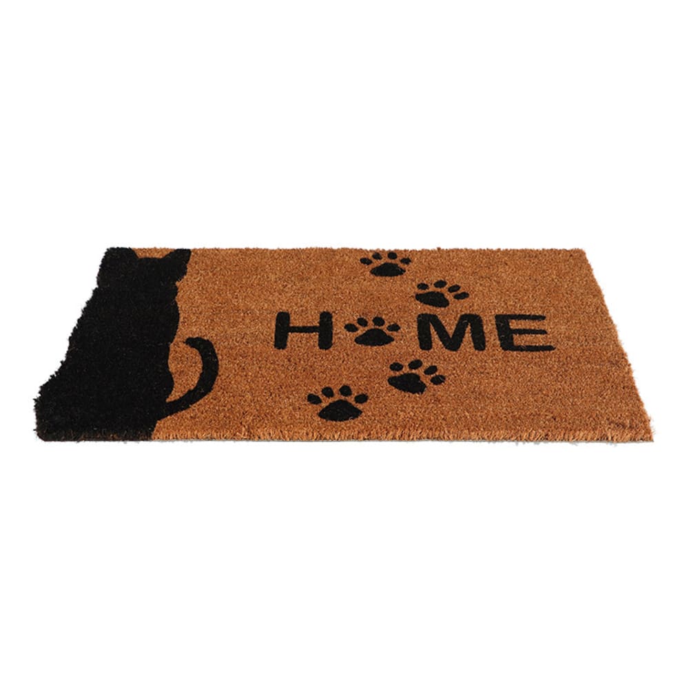 Paillasson chat "home" 75 x 45 cm marron - Maisons du Monde