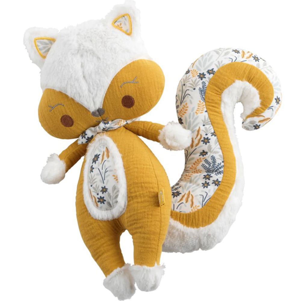 Sauthon Peluche écureuil PROMENONS-NOUS style classique chic Jaune Velours - 0x0x0cm