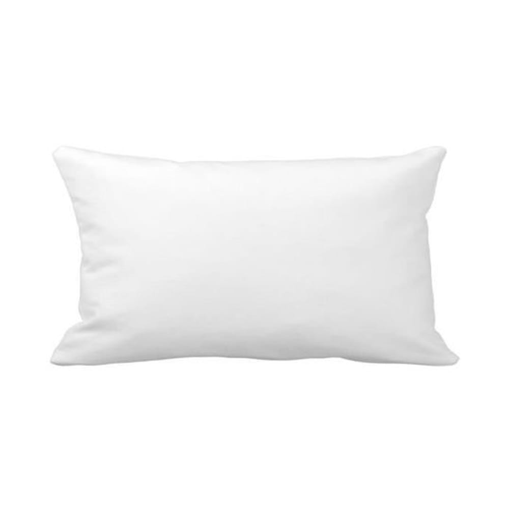 Coussin de garnissage coloris blanc polyester blanc 45x70 cm