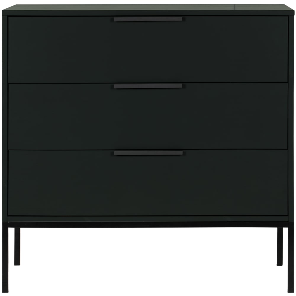 WOOOD Kommode aus Kiefernholz, Schwarz style modern Schwarz