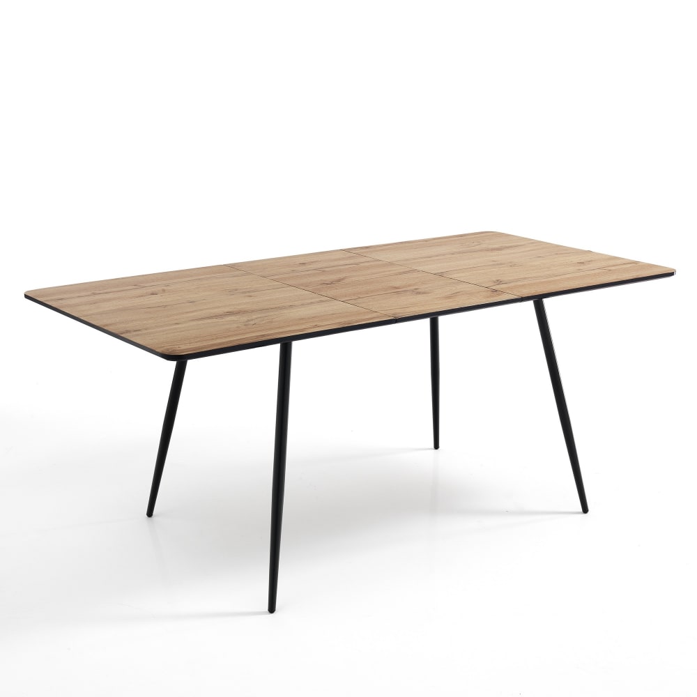 Tavolo allungabile effetto legno finitura rovere cm.