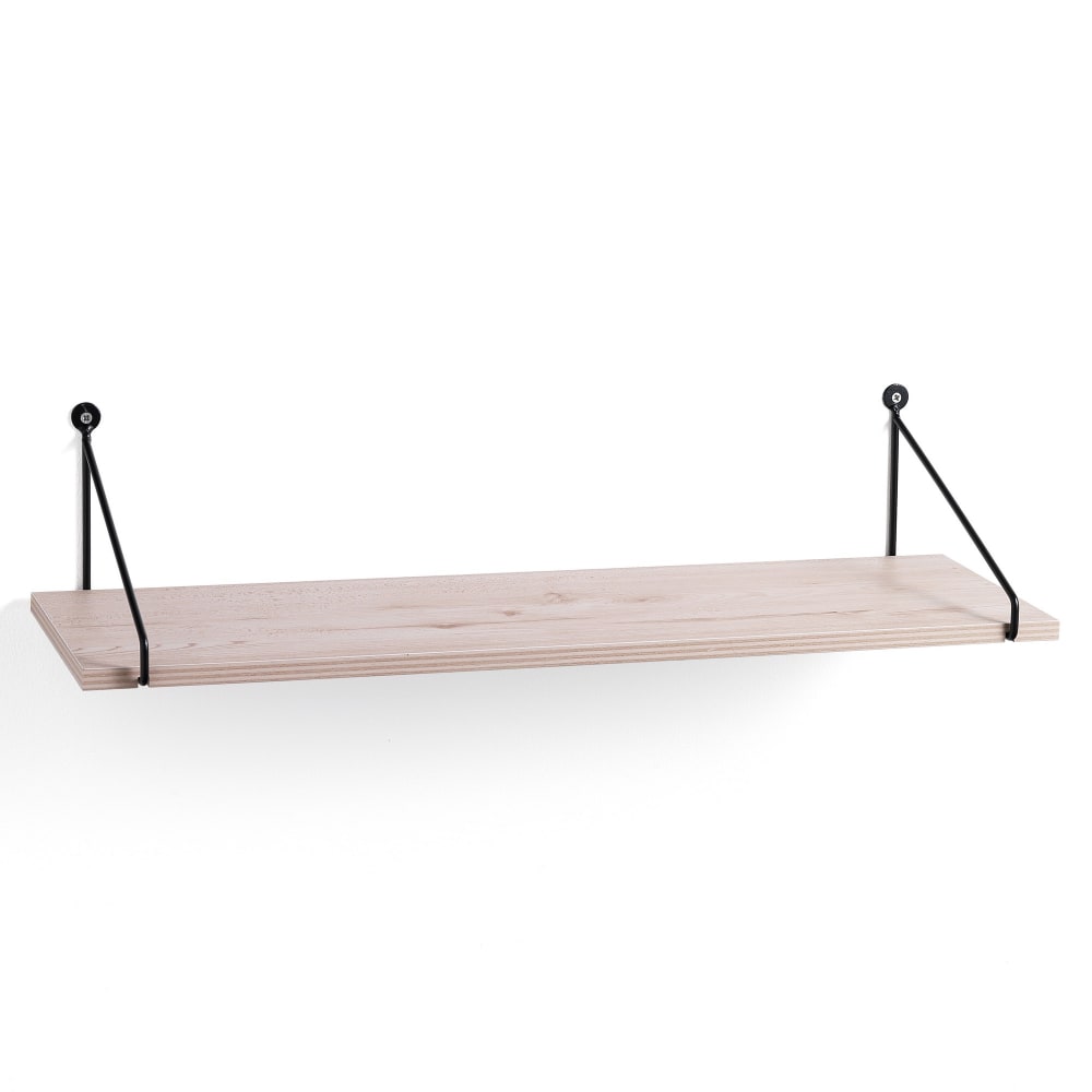 Mensola da parete effetto legno finitura rovere cm. H.11 x l.60 x