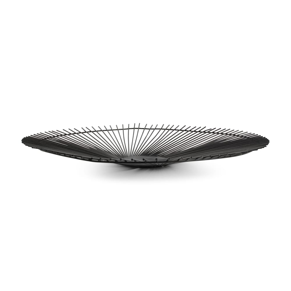 Panier en fil noir en métaux 53xh5cm - Maisons du Monde