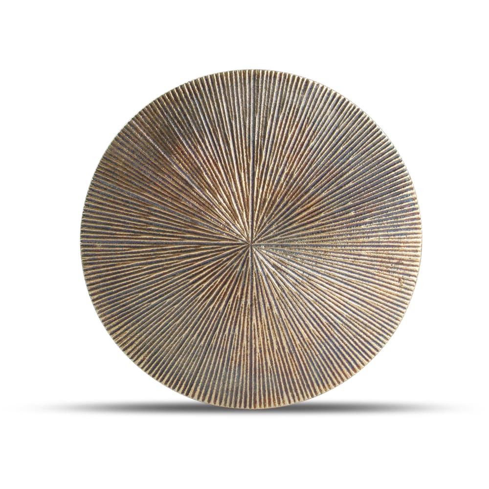 Lot de 2 dessous de plat or en métaux 26cm - Maisons du Monde