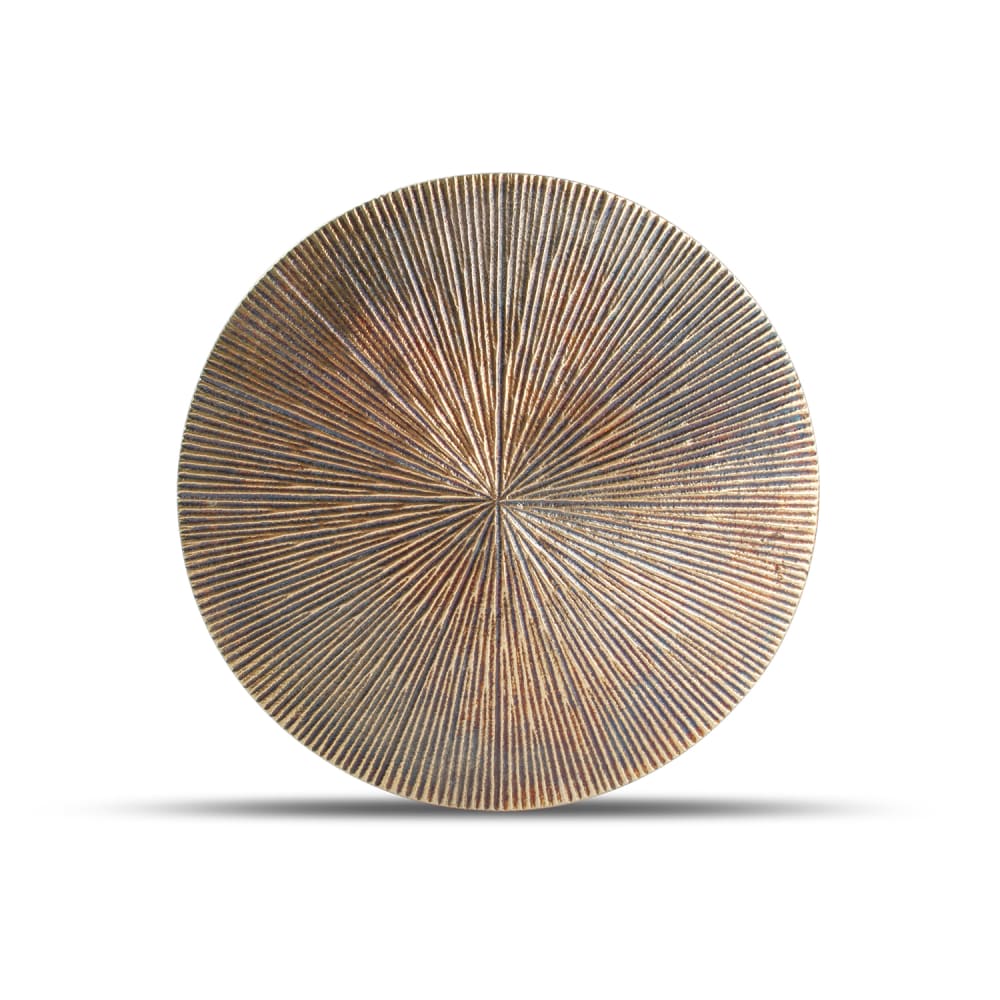 Lot de 2 dessous de plat or en métaux 20cm - Maisons du Monde