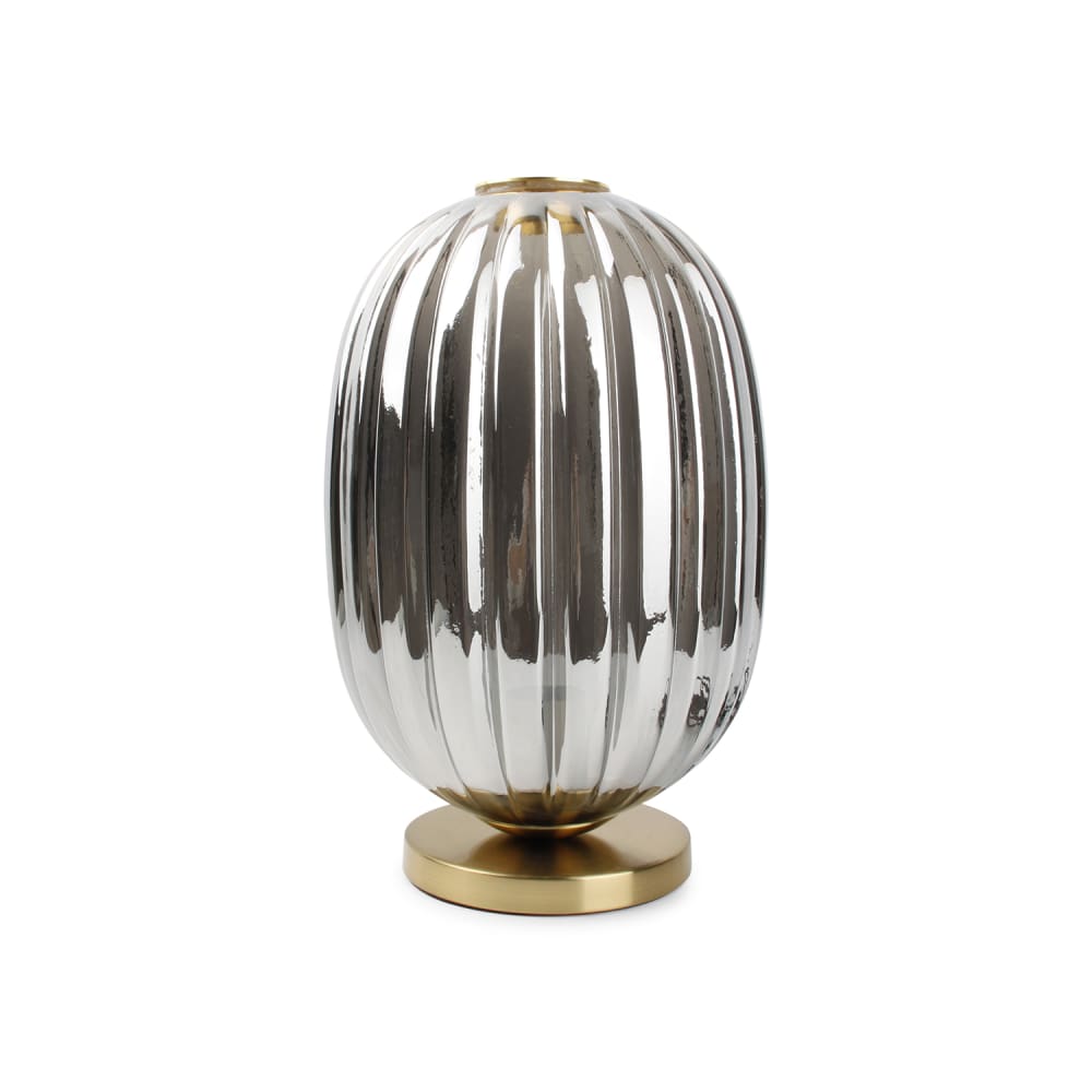 Lampe de table or en verre 20xh35cm