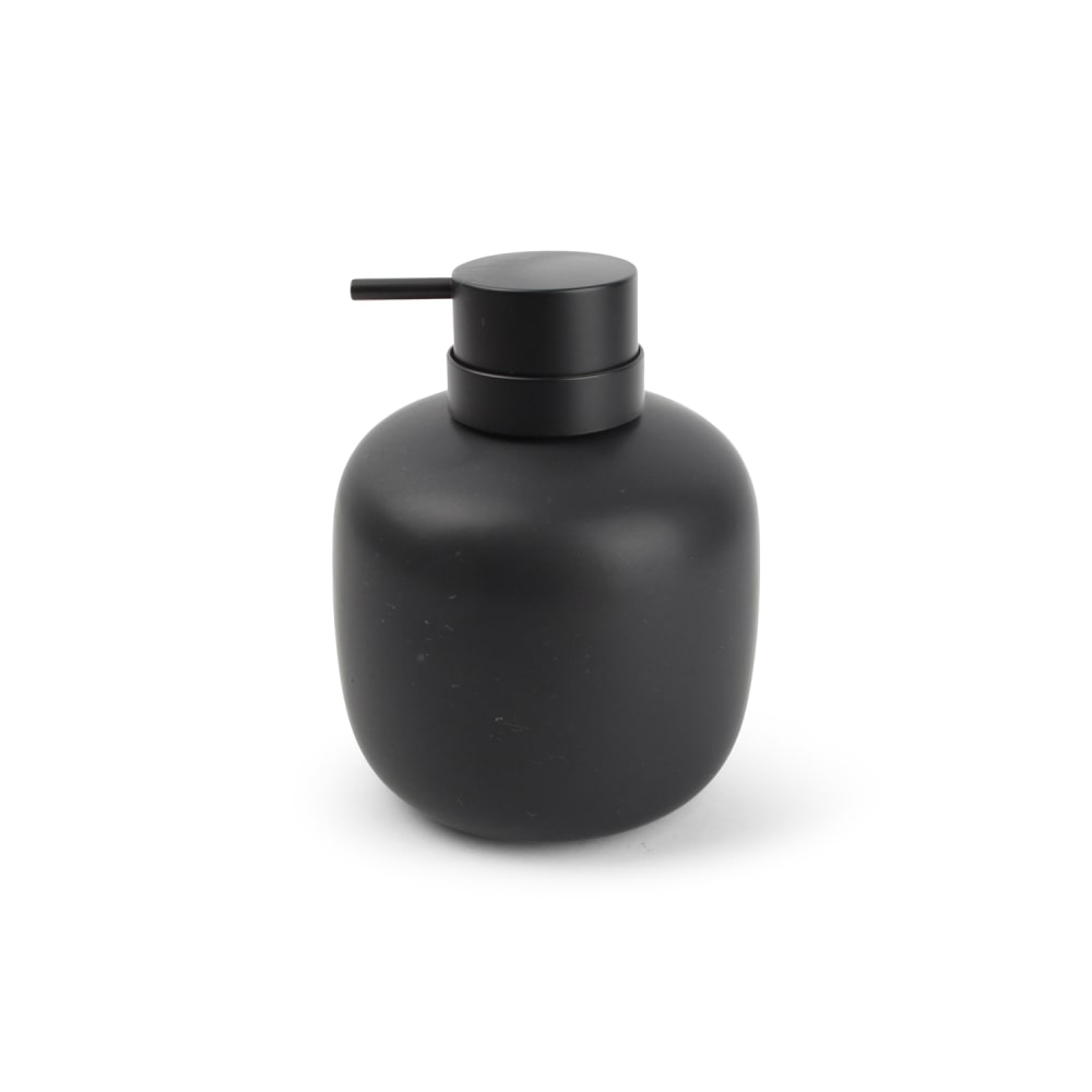 SP Collection Distributeur de savon noir en porcelaine 100cl