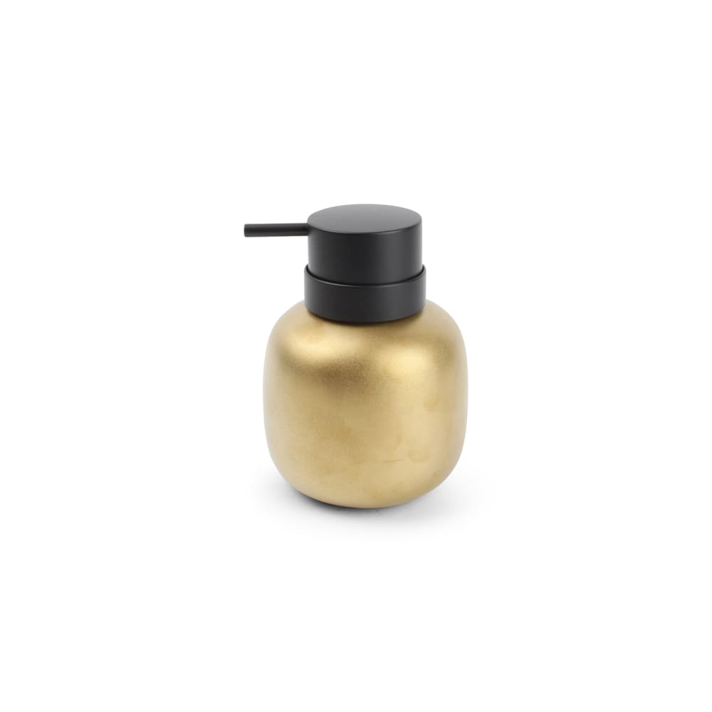 SP Collection Distributeur de savon or en porcelaine 44cl Doré