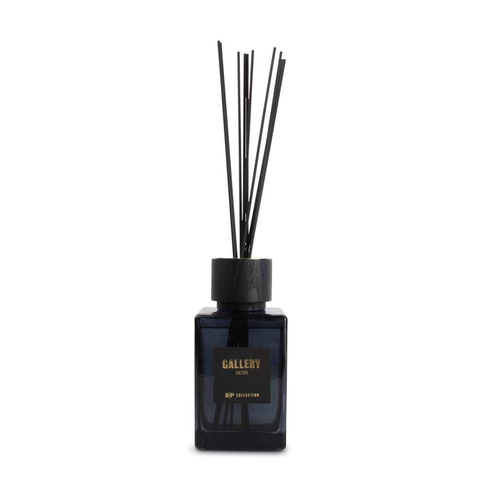 SP Collection Diffuseur à roseaux noir en verre 500ml Multicolore