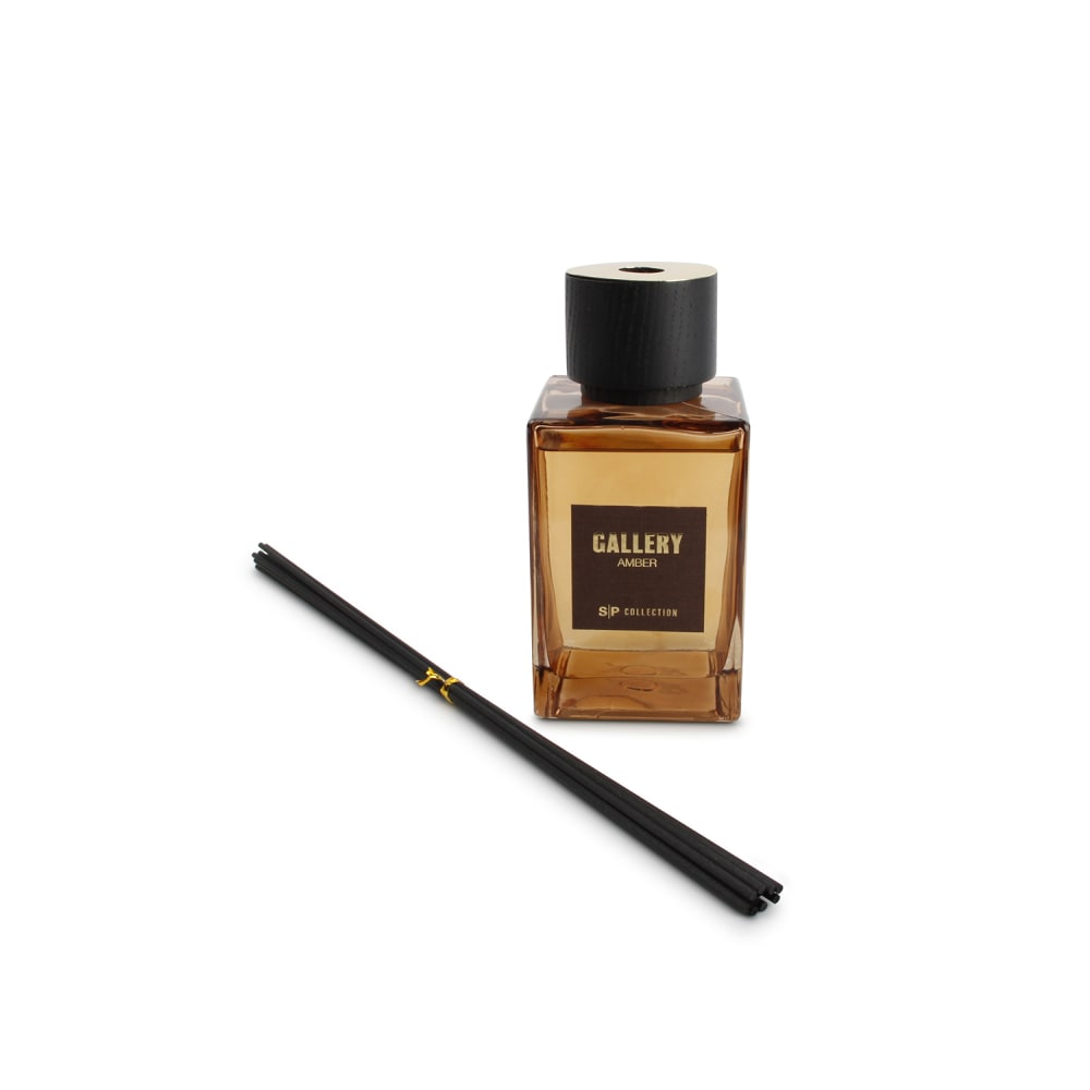 Diffuseur à roseaux marron en verre 500ml - Maisons du Monde