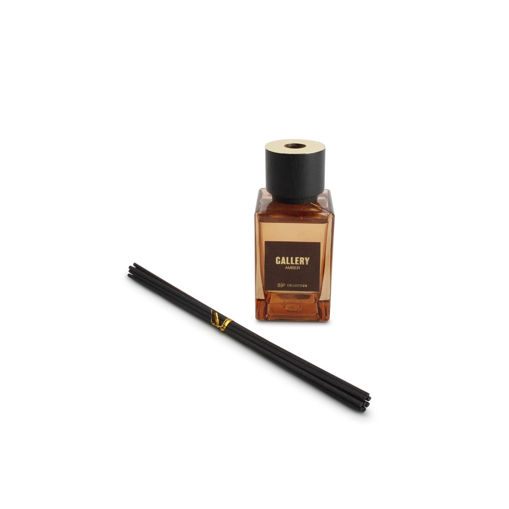 Diffuseur à roseaux marron en verre 120ml - Maisons du Monde