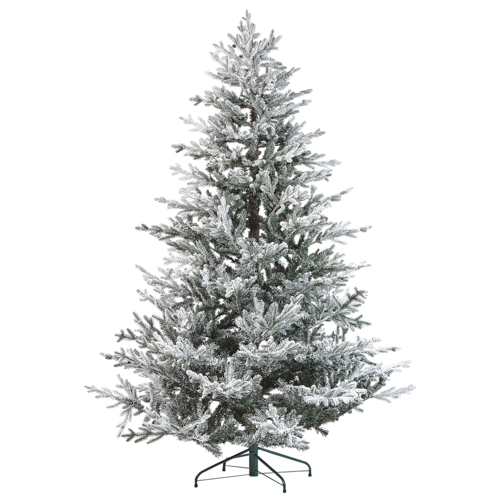 Árbol de navidad blanco verde 210 cm