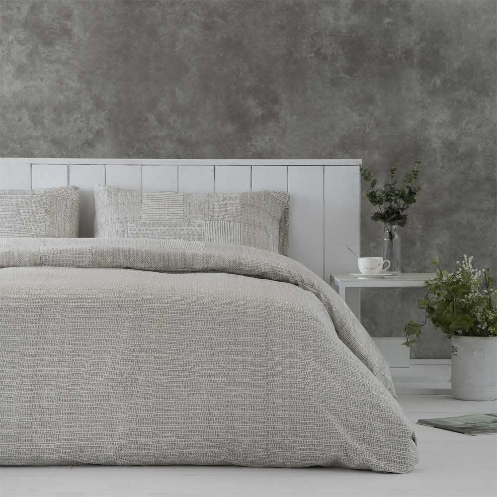 Funda nórdica 100% algodón orgánico beige 180x220 cm cama 105 - Maisons du Monde