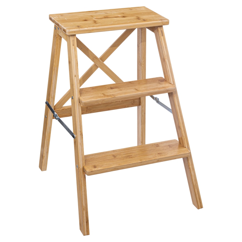 Escabeau marchepied en - bambou