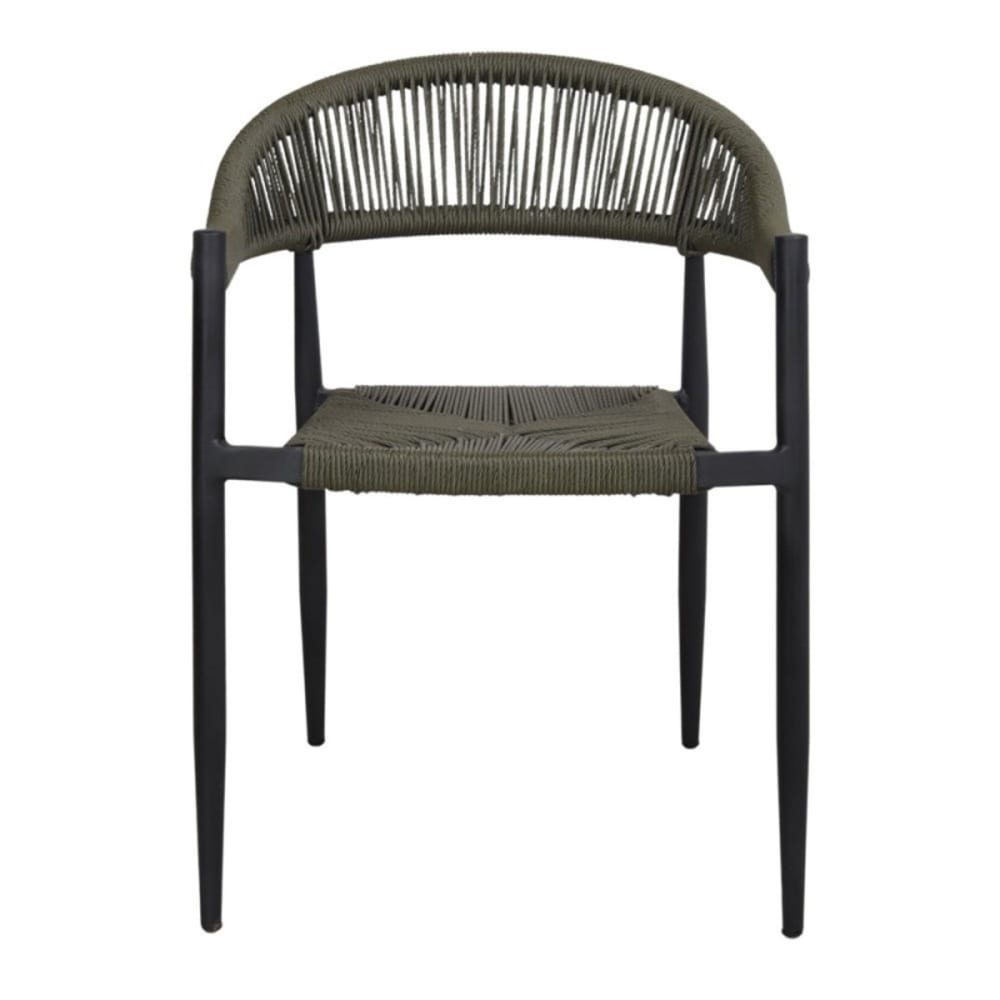 Silla roma oliva metal verde