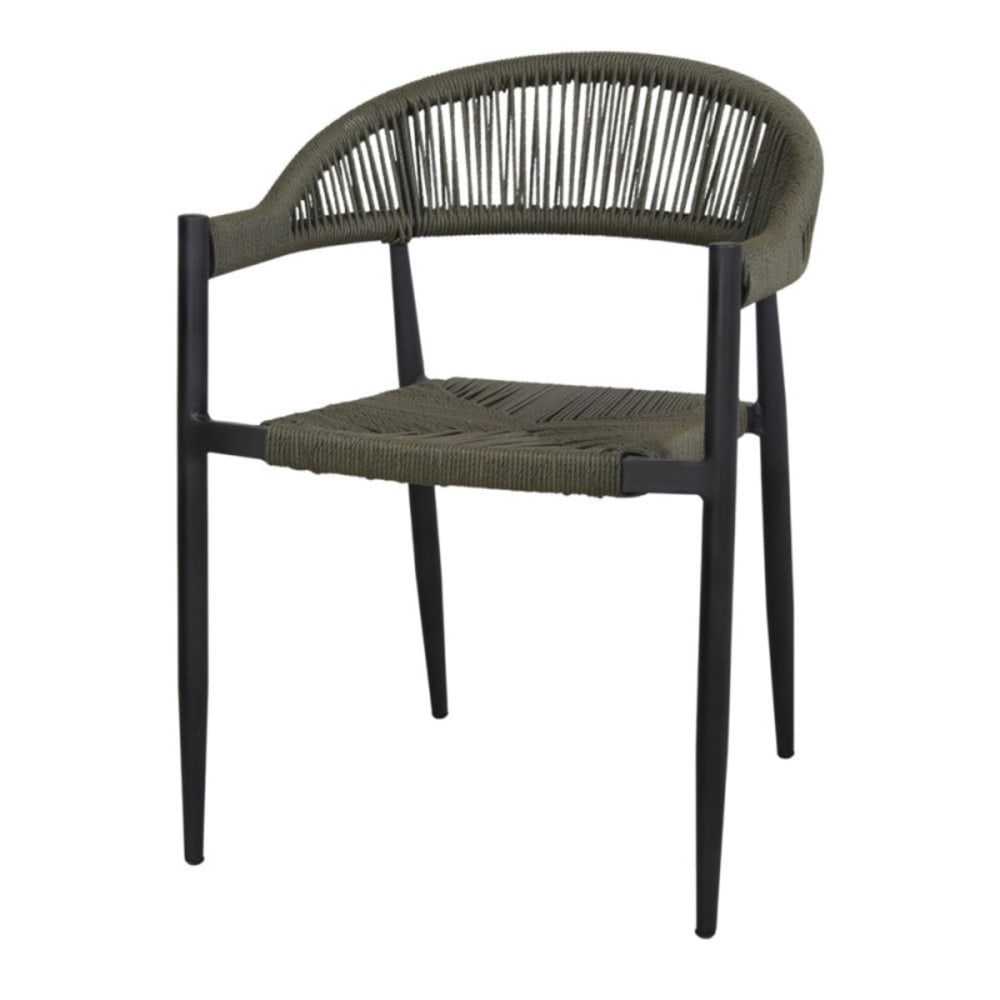 Silla roma oliva metal verde - Maisons du Monde