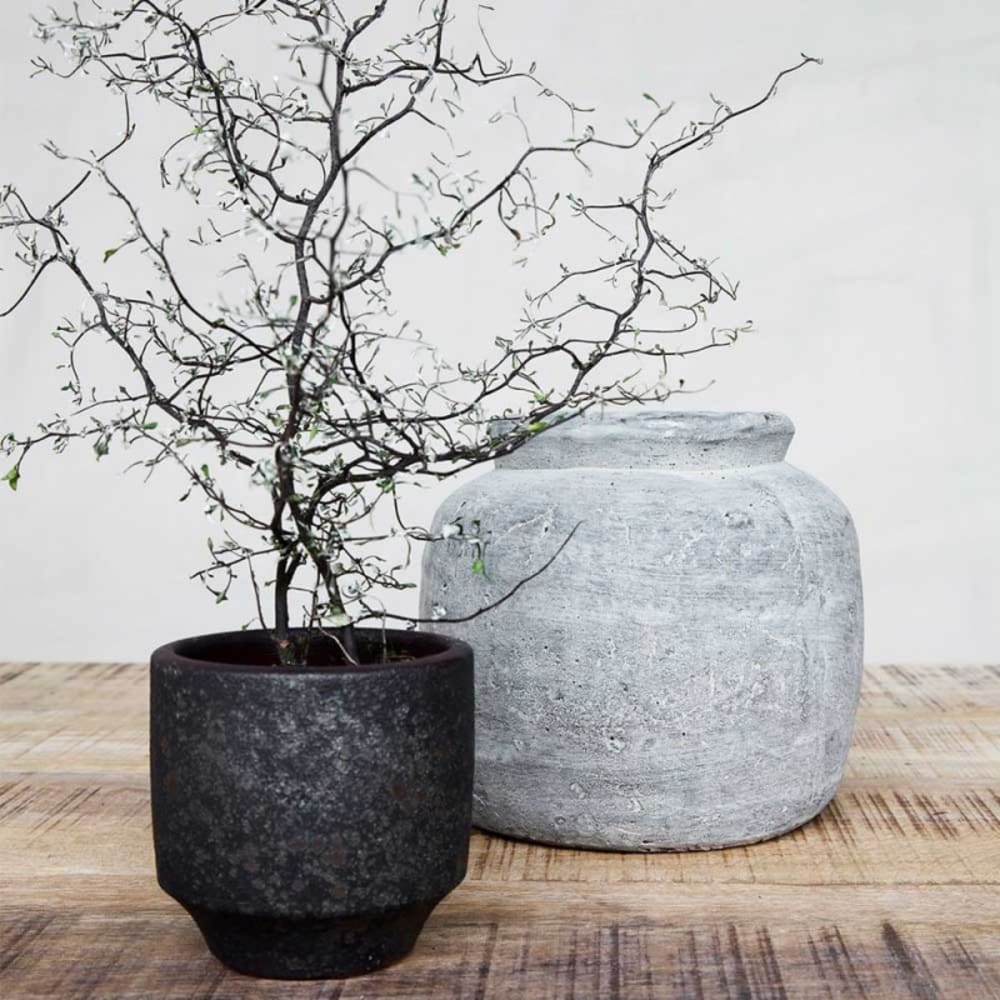 Maceta de ceràmica color gris - Maisons du Monde
