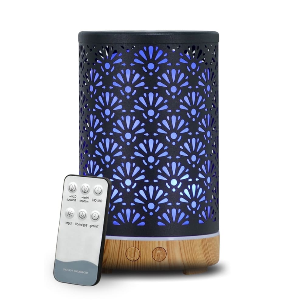 Zen'Arôme Ultraschall-Diffusor mit Fernbedienung - Sofia Schwarz Metall