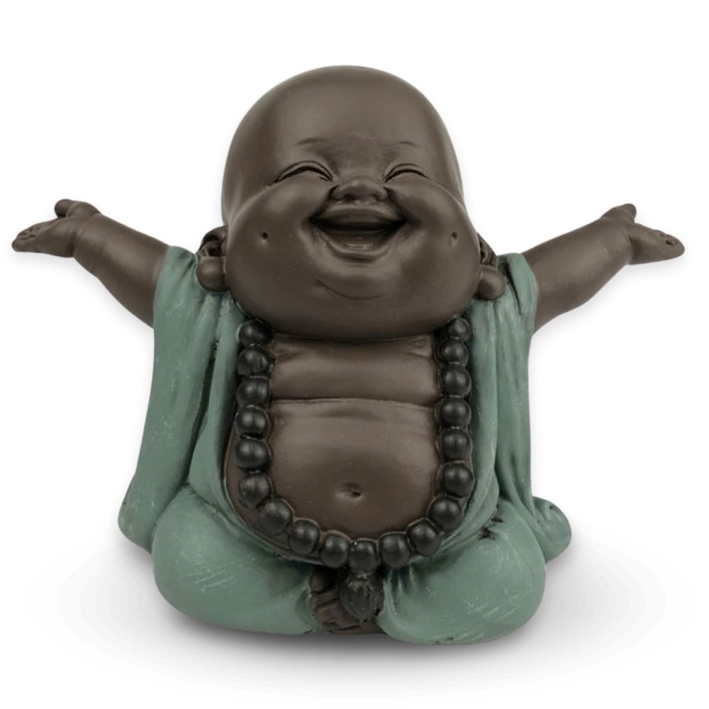 Estatua decoración bienvenido en resina - h7,5 cm
