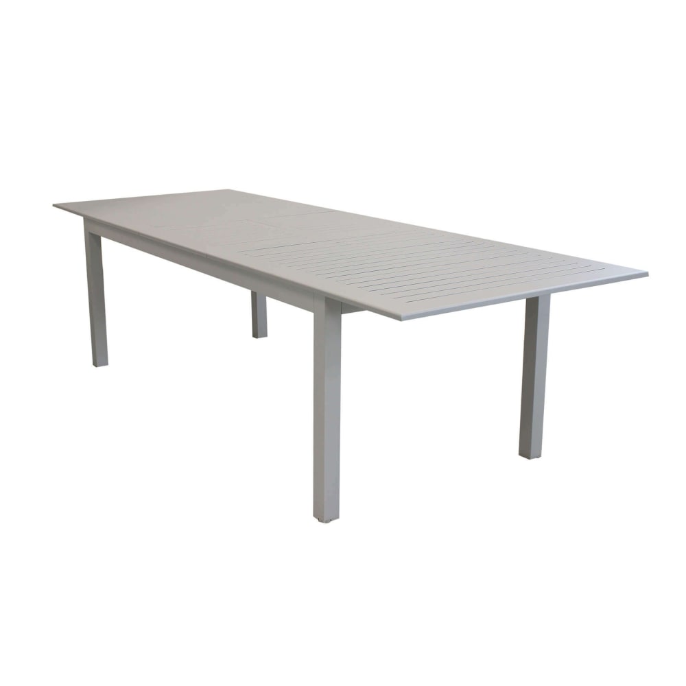Tavolo in alluminio tortora 217x100x75 - Alluminio