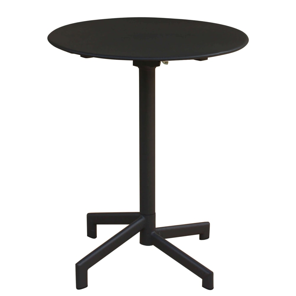 Tavolo in acciaio grigio scuro 60x60x74 - Acciaio