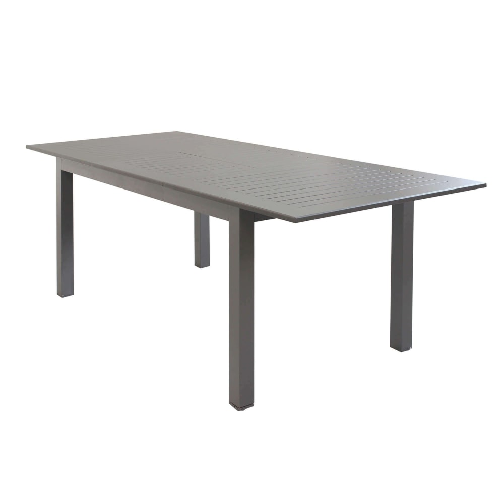 Tavolo in alluminio taupe 151x89x75 - Alluminio