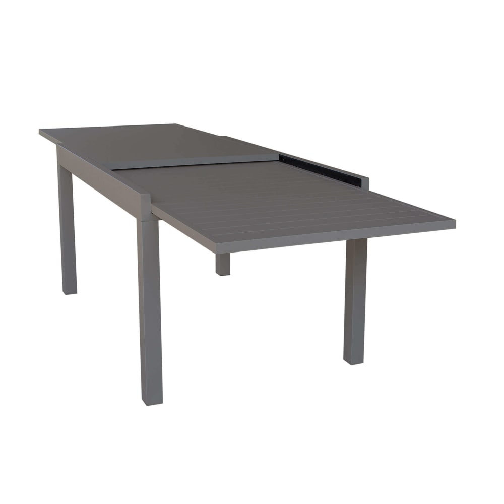 Tavolo in alluminio taupe 135x90x75 - Milani Home