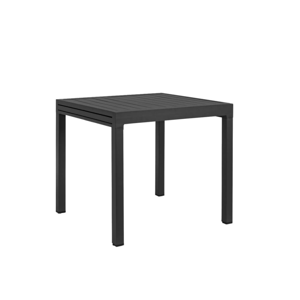 Tavolo in alluminio bianco 90x90x75 - Milani Home