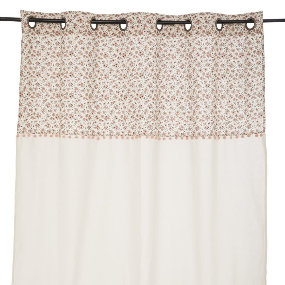 Rideau  coton Blanc 140 X 260